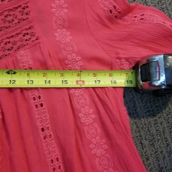 Free People Sweetest Dream Pink Tunic Size XS - Picture 12 of 15